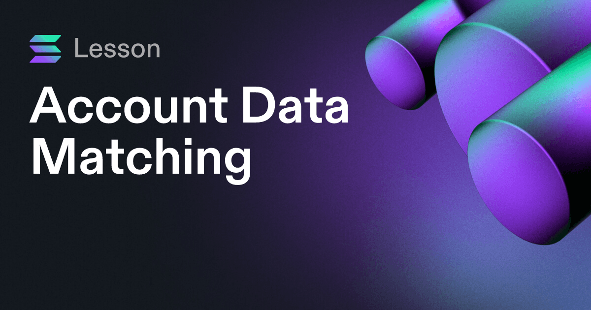 Account Data Matching