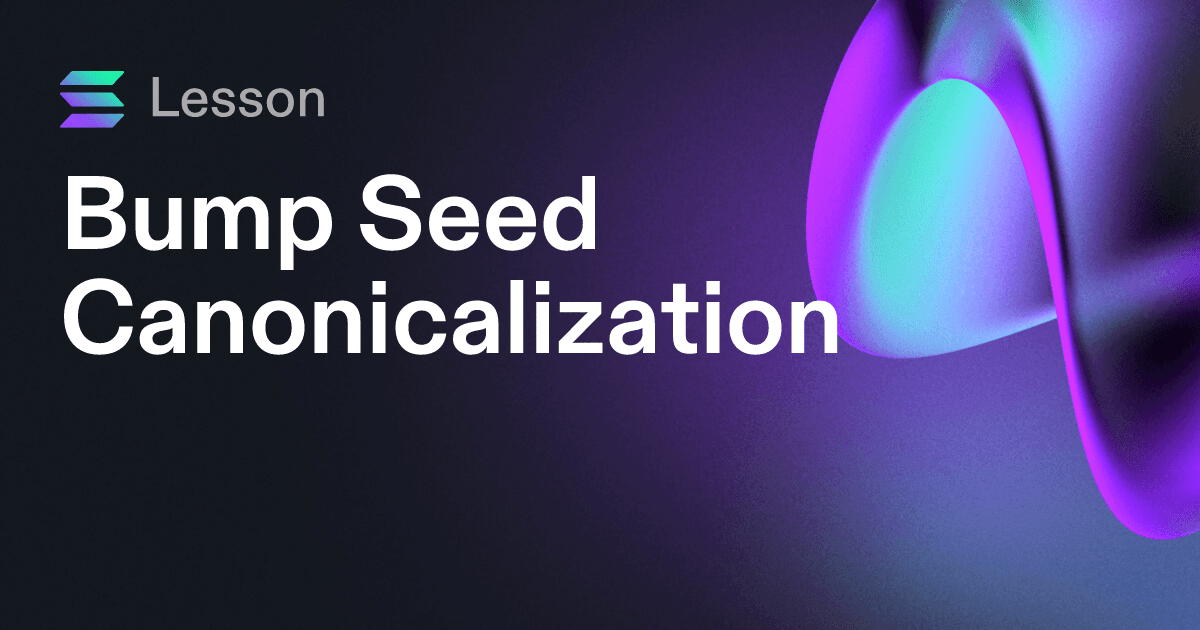 Bump Seed Canonicalization