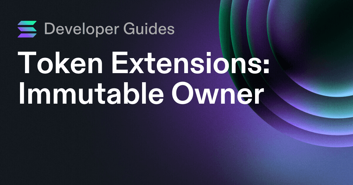 How to use the Immutable Owner extension